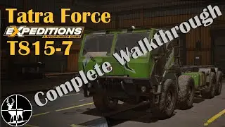 How to Unlock Tatra Force T815-7 | Attempt to Ford the River | Expeditions: A MudRunner Game