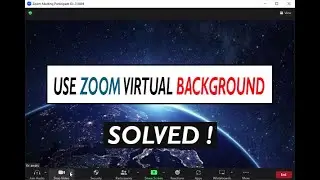 How to use Virtual Backgrounds in Zoom - Change your Background in Zoom