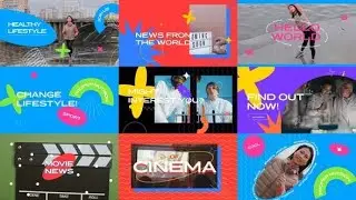 Typography YouTube Intro 3 in 1 31446253 Videohive - Free Download After Effects Template