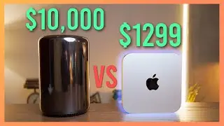 $10,000 Trash Can Mac Pro vs $1299 M2 Pro Mac mini