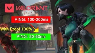 VALORANT | How to fix High ping in Valorant with 100% Proof [ New Method ]