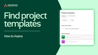 Asana Project Templates: Where to find templates