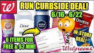 WALGREENS CURBSIDE DEALS (6/16 - 6/22) | **Grab 6 Items for FREE & $2 MM!