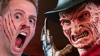 FREDDY KRUEGER CLAWS BOY'S FACE!