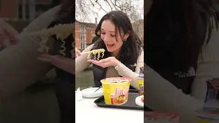 Cambridge Students min-blown by Korean Pot noodles!