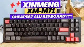 XINMENG XM M71 Alu Keyboard - UNBOXING & REVIEW