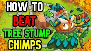 How to Beat Btd6 Tree Stump On Chimps! (BTD6)