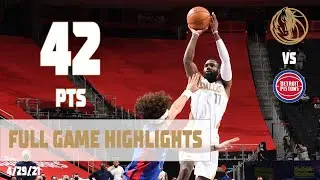 Tim Hardaway Jr. (career-high 42 points) Highlights vs. Detroit Pistons