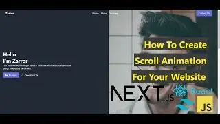 How To Create Scroll Animation For Your Website Using NextJS