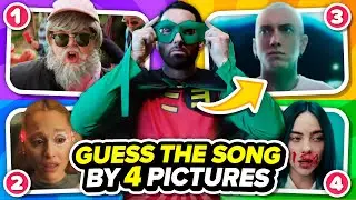 GUESS THE SONG BY 4 PICTURES 📸🎵 (Hard - Super Easy) | Music Quiz Challenge