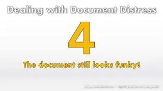 230 Dealing with Document Distress