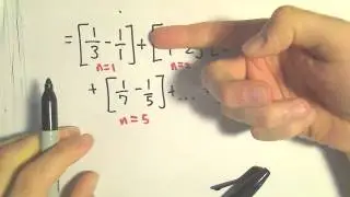 Finding a Formula for a Partial Sum of a Telescoping Series