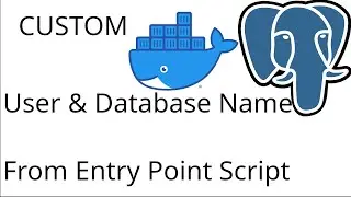 How to create custom User and Database name in script for Docker Postgres