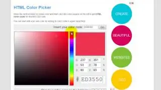 Choosing Colors Using an HTML Color Picker | (*Web Designer Sarasota*) CloudBloomers.com