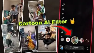 Viral Cartoon Ai Instagram filter | deforum stable Difussion filter | ai Cartoon trending filter ins