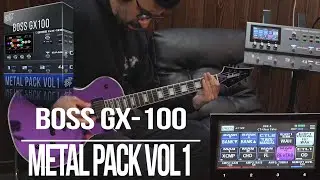 Boss GX-100 Patches | Metal Pack vol1 | Playthrough Demo