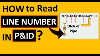 How to DE-CODE line Number in P&ID | Piping & Instrumentation Diagram