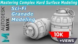 Mastering Complex Hard Surface Modeling in Autodesk Maya | Step-by-Step Tutorial 🔥