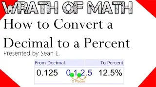 How to Convert a Decimal to a Percent