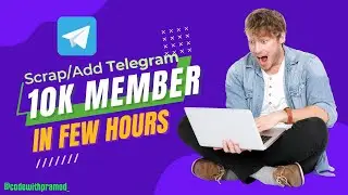 Supercharge Your Telegram Group Growth| Scrape & Add: The Ultimate Telegram Hack Using Python! 🚀