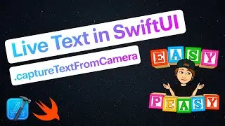 Live Text in SwiftUI | CaptureTextFromCamera (iOS 15)