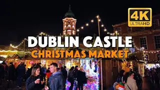 Dublin Castle Christmas Market. Beer, food, songs.