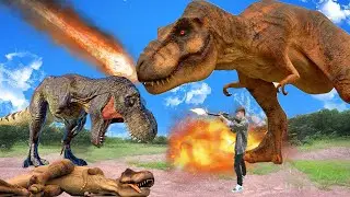 Jurassic Showdowns: Most Intense Dinosaur Battles | Kong 2 Vs T-rex | Jurassic Park