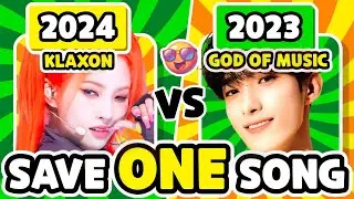 SAVE ONE DROP ONE: 2024 vs 2023 KPOP SONGS  -  KPOP QUIZ PARTY  ~  KPOP QUIZ 2024