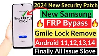 🔥New Method-🔥All Samsung FRP Bypass | Unlock 2024 All Android 12/13/14 | Google Account Remove