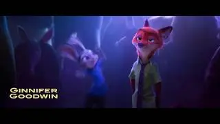Zootopia: Judy Hopps Butt-Bumps/Hip-Checks Nick Wilde (Normal-Motion)