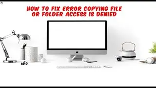 How to fix error 0x80030001 | unable to perform requested operation while copying files