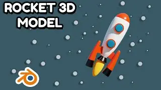 making a rocket 3d model in blender