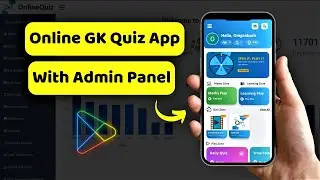 Online GK Quiz app with admin panel in Android Studio 2023