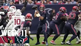 Arizona Cardinals vs. Houston Texans | 2023 Week 11 Game Highlights