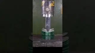 Satisfying Card Cutting with Hydraulic Press! 😍✂️ 