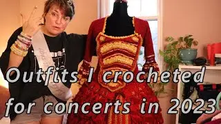 Outfits I Crocheted for Concerts in 2023