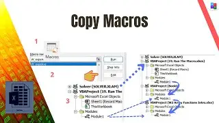 How to copy and move Macro from an excel workbook to another?