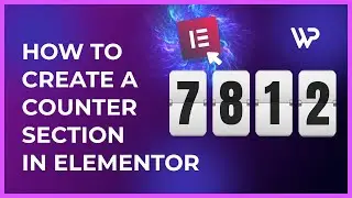 How to Create a Counter Section in Elementor | WordPress Tutorials