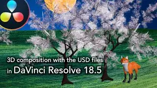 3D animation with the USD in DaVinci Resolve 18.5 Fusion (ASSETS PROVIDED)