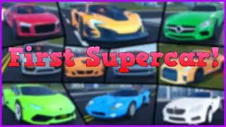 What's the best first Supercar? | ROBLOX: Vehicle Simulator