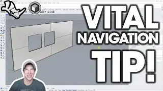 This Rhino Navigation Tip will CHANGE The Way You Navigate in 3D!