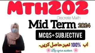 Mth202 Mid Term Preparation 2024||Mcq & Subjective||#mth202 #midterm  #2024