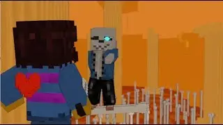 Vs Sans full battle Animation  - Minecraft Animation + Undertale