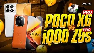 😱IQOO Z9S PRO VS POCO X6 PRO | 120 FPS? | WHICH IS BEST FOR BGMI PUBG | Z9S PRO BGMI