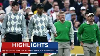 Woods & Furyk vs Montgomerie & Harrington | Extended Highlights | 2006 Ryder Cup