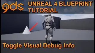 Unreal Engine 4 - Toggle Debug Info In Game