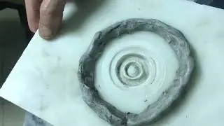 Stone Dish with Copper Tube Drill #2