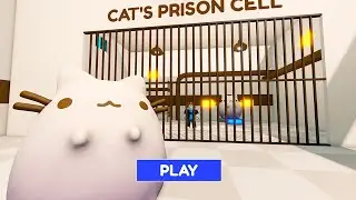 CUTE CAT'S PRISON RUN OBBY ROBLOX