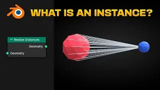 How to use REALIZE INSTANCES in Blender - Geometry Nodes