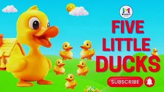 5 Little Ducks | Quack Quack Quack | Kids' Favorite Rhyme - QUACK! 5 Little Ducks Sing Along kidsong